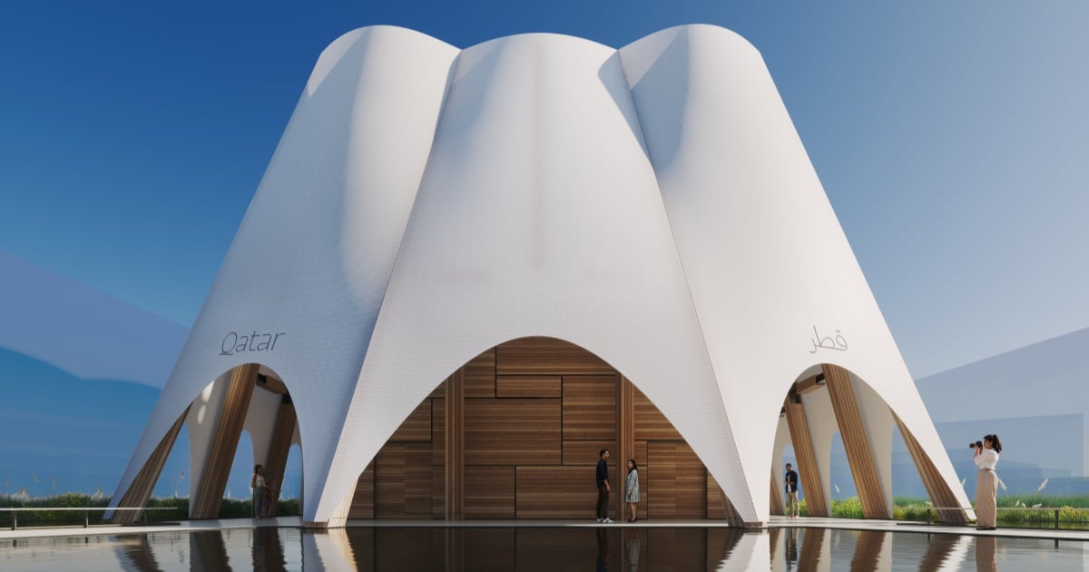 Kengo Kuma’s Design for Qatar Pavilion Based on Traditional Ships