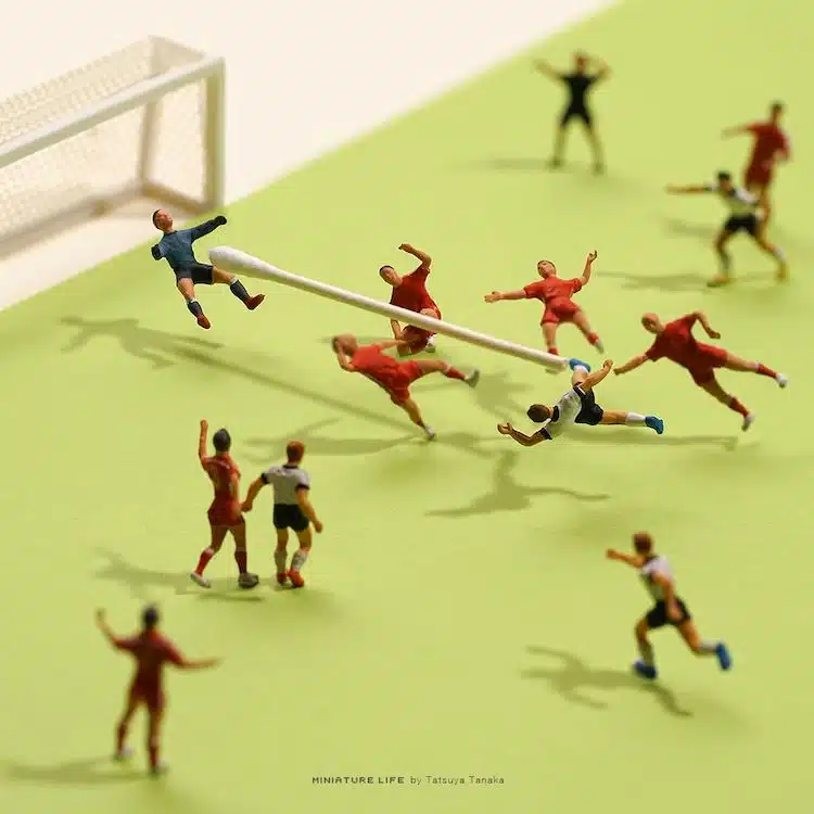 Miniature Art for Paris 2024 Olympics by Tatsuya Tanaka