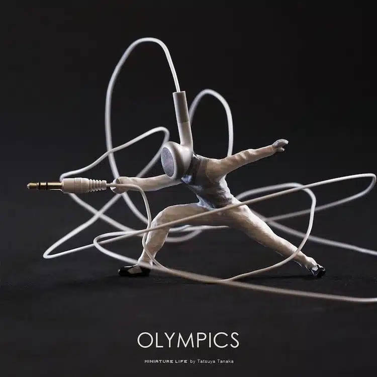 Miniature Art for Paris 2024 Olympics by Tatsuya Tanaka