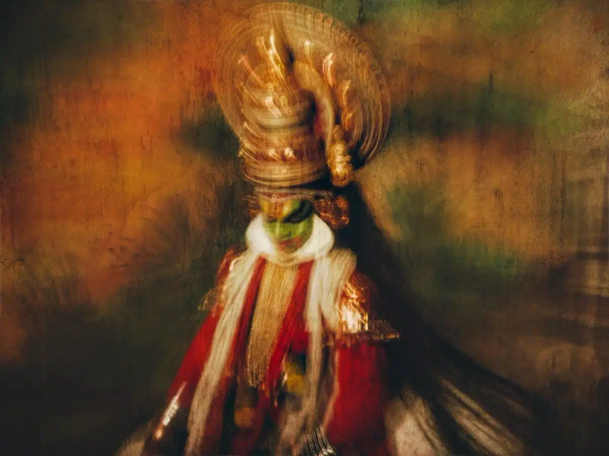 Traditional Kathakali show in Kerala