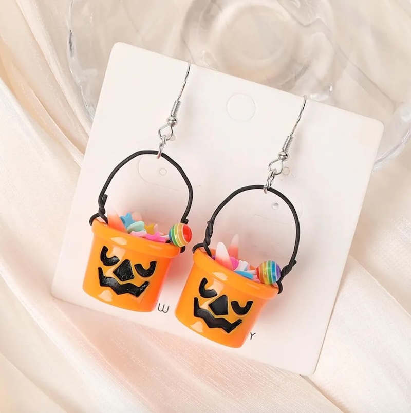 3D Candy Bucket Earrings
