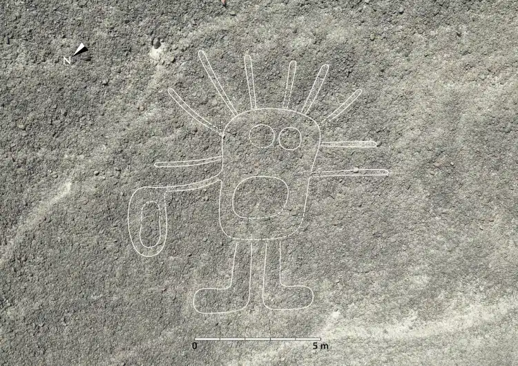 Humanoid Nazca Geoglyph