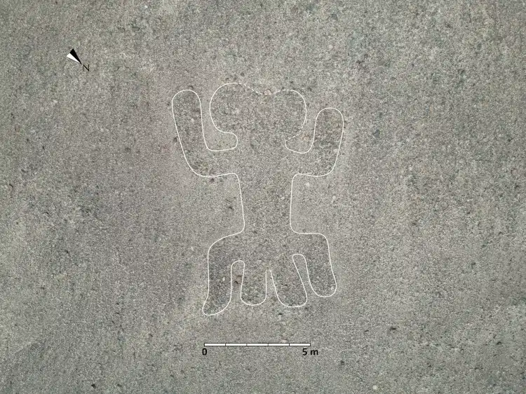 Humanoid Nazca Geoglyph