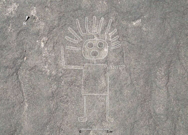 Humanoid Nazca Geoglyph