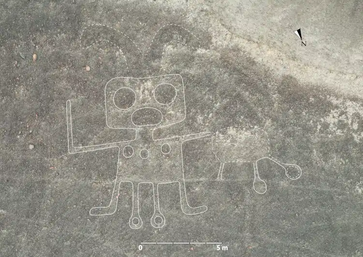 Humanoid Nazca Geoglyph