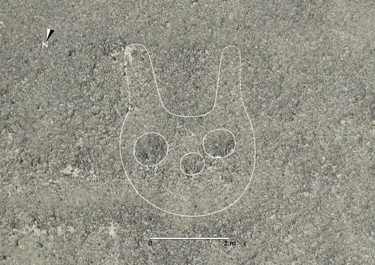 Humanoid Nazca Geoglyph