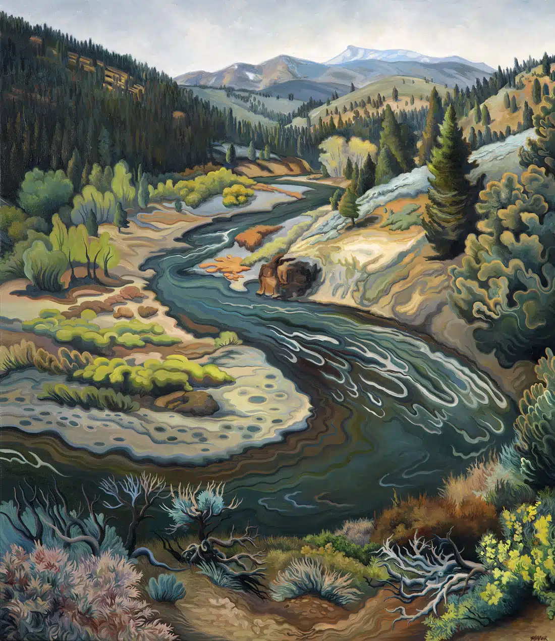 Phyllis Shafer Landscape Paintings