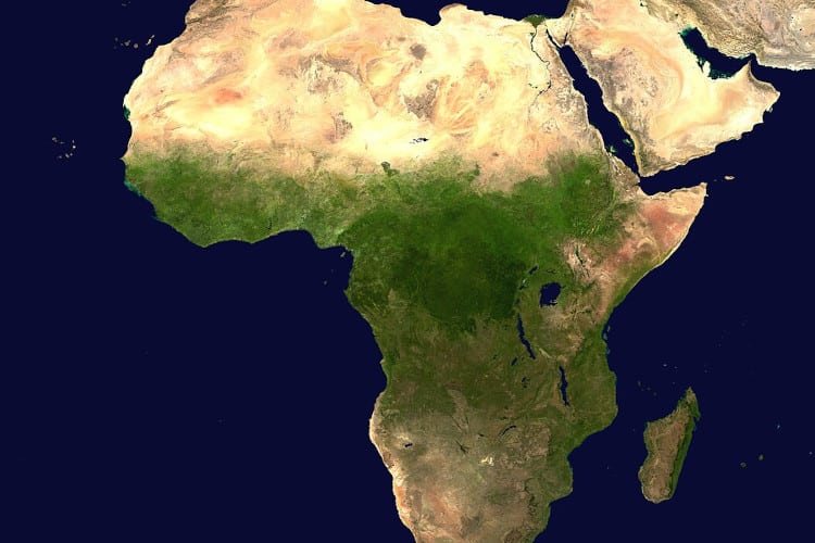 Africa from space by NASA