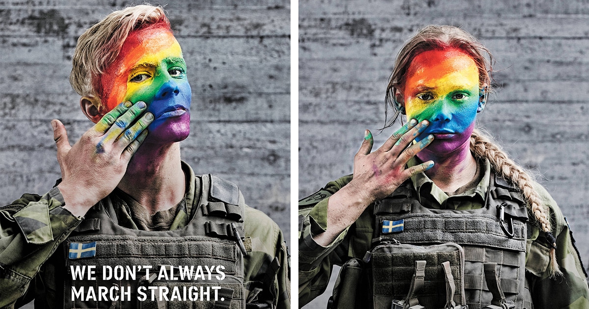 Swedish Armed Forces Campaign Champions LGBTQ+ Inclusivity and Pride