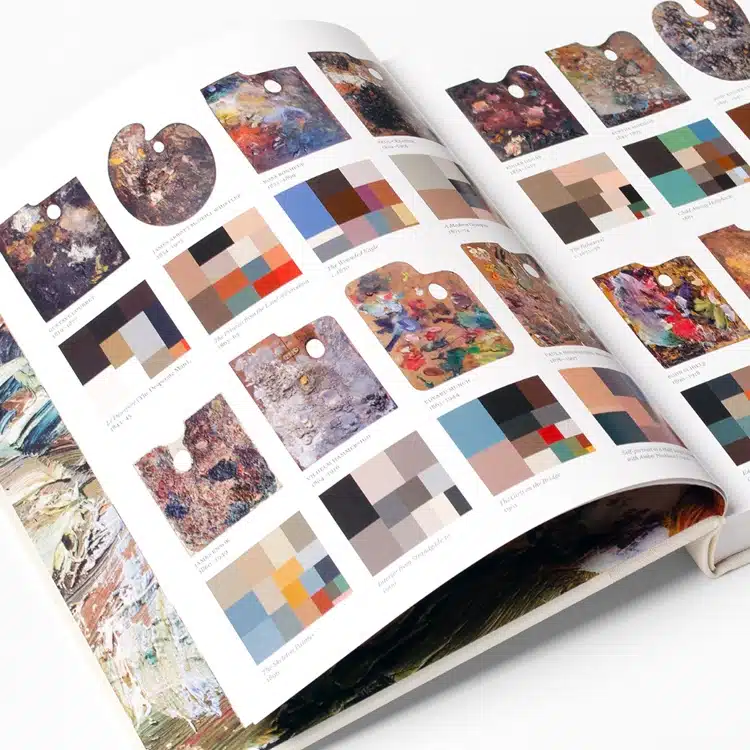 The Artist's Palette by Alexandra Loske, a book exploring 50 color palettes used by the world's greatest artists.