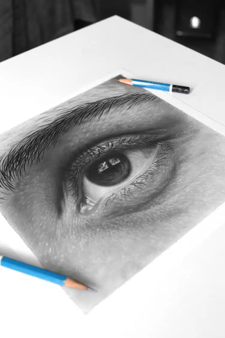 Realistic illustration of an eye