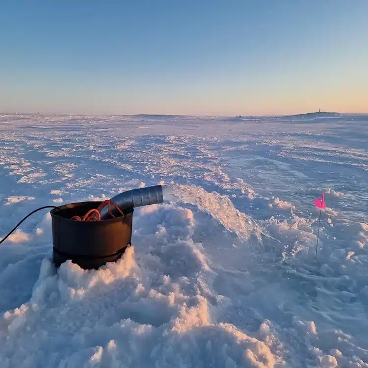 Real Ice Thickens Arctic Sea Ice