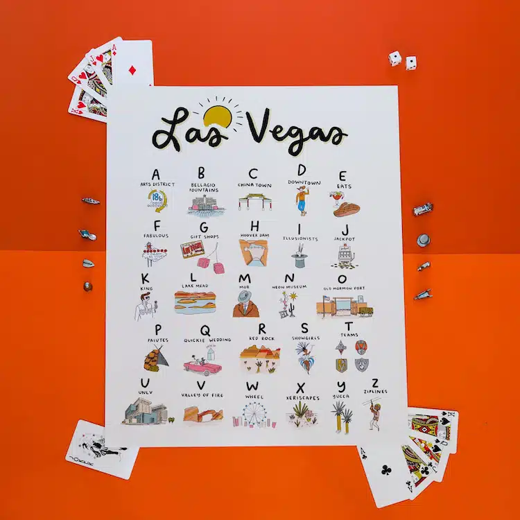 Las Vegas Alphabet by Abbie Ren