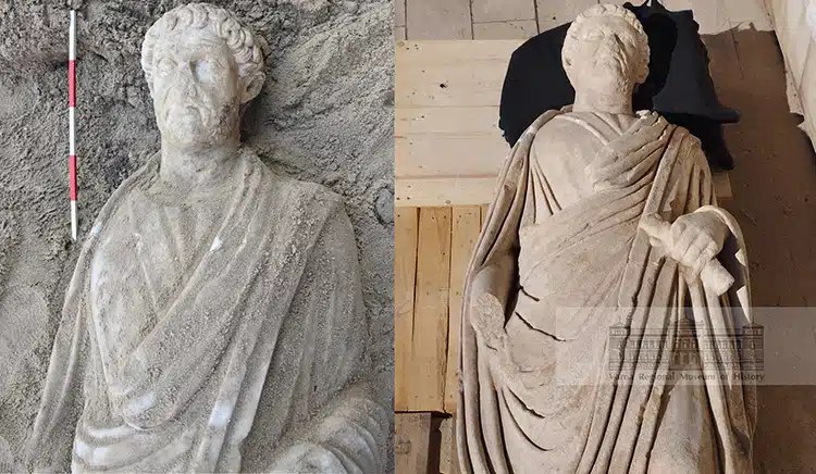 An Ancient Roman Citizen Raised a Statue of Himself. Archeologists Just Found It.