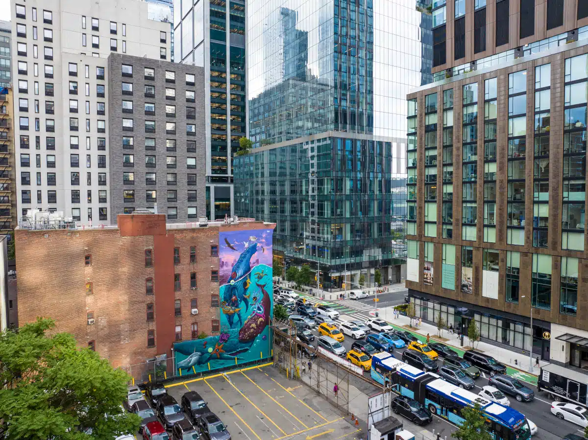 Ocean Ecosystem Restoration Mural by Dulk in New York