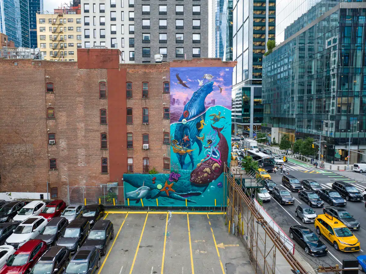 Ocean Ecosystem Restoration Mural by Dulk in New York