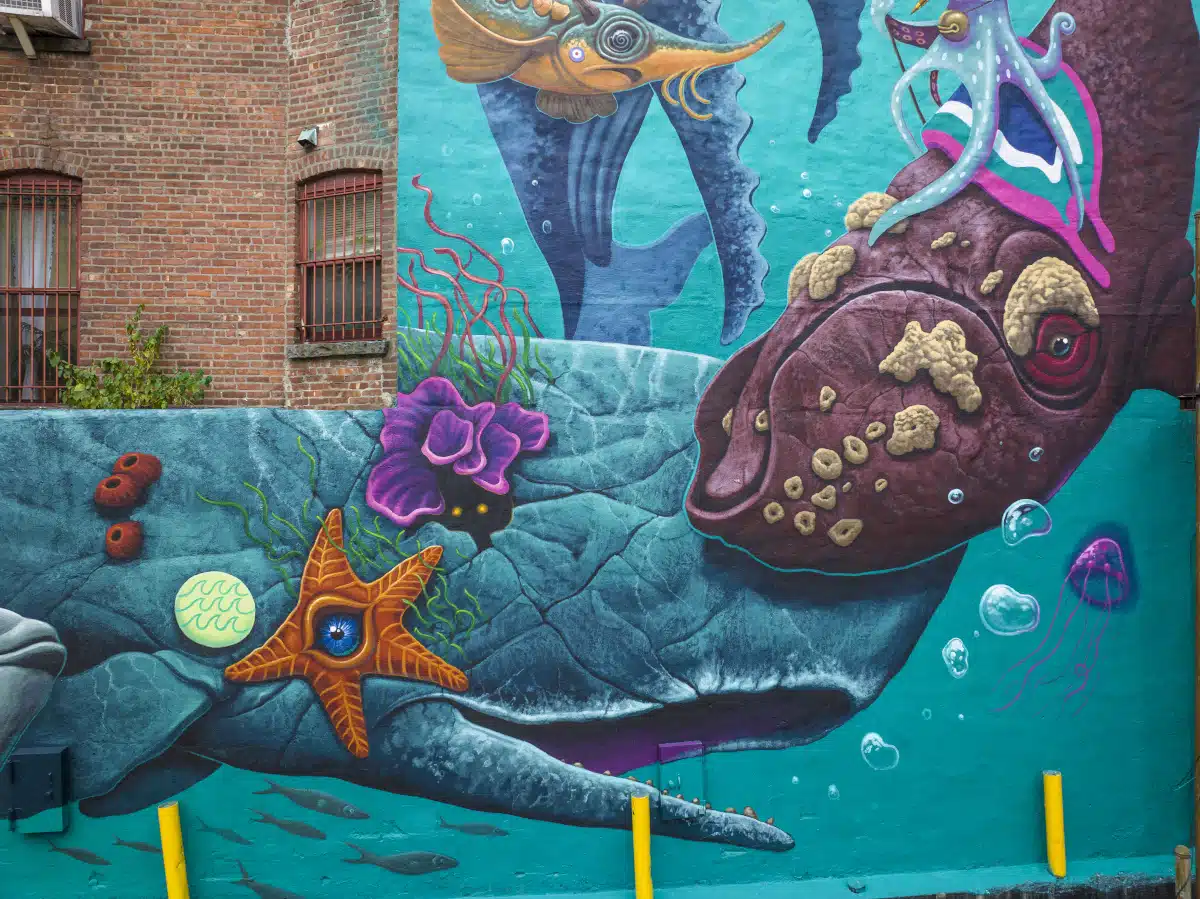 Ocean Ecosystem Restoration Mural by Dulk in New York