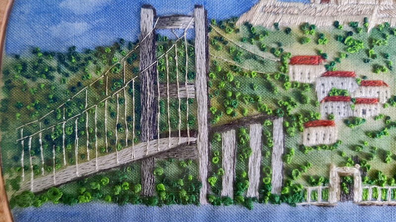 Mixed Media Thread Painting