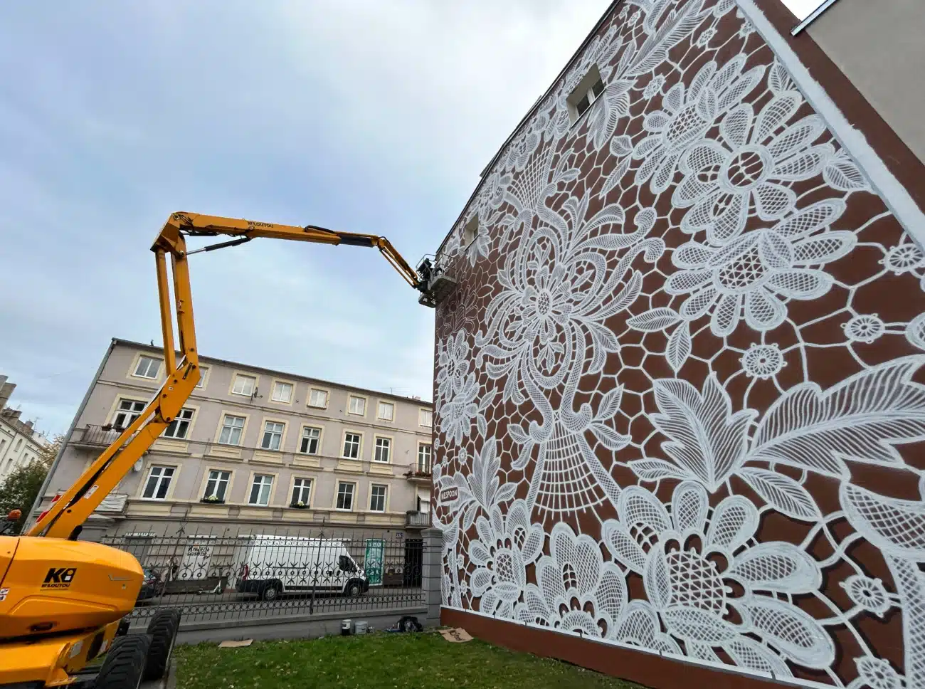 Lodz Mural by Nespoon