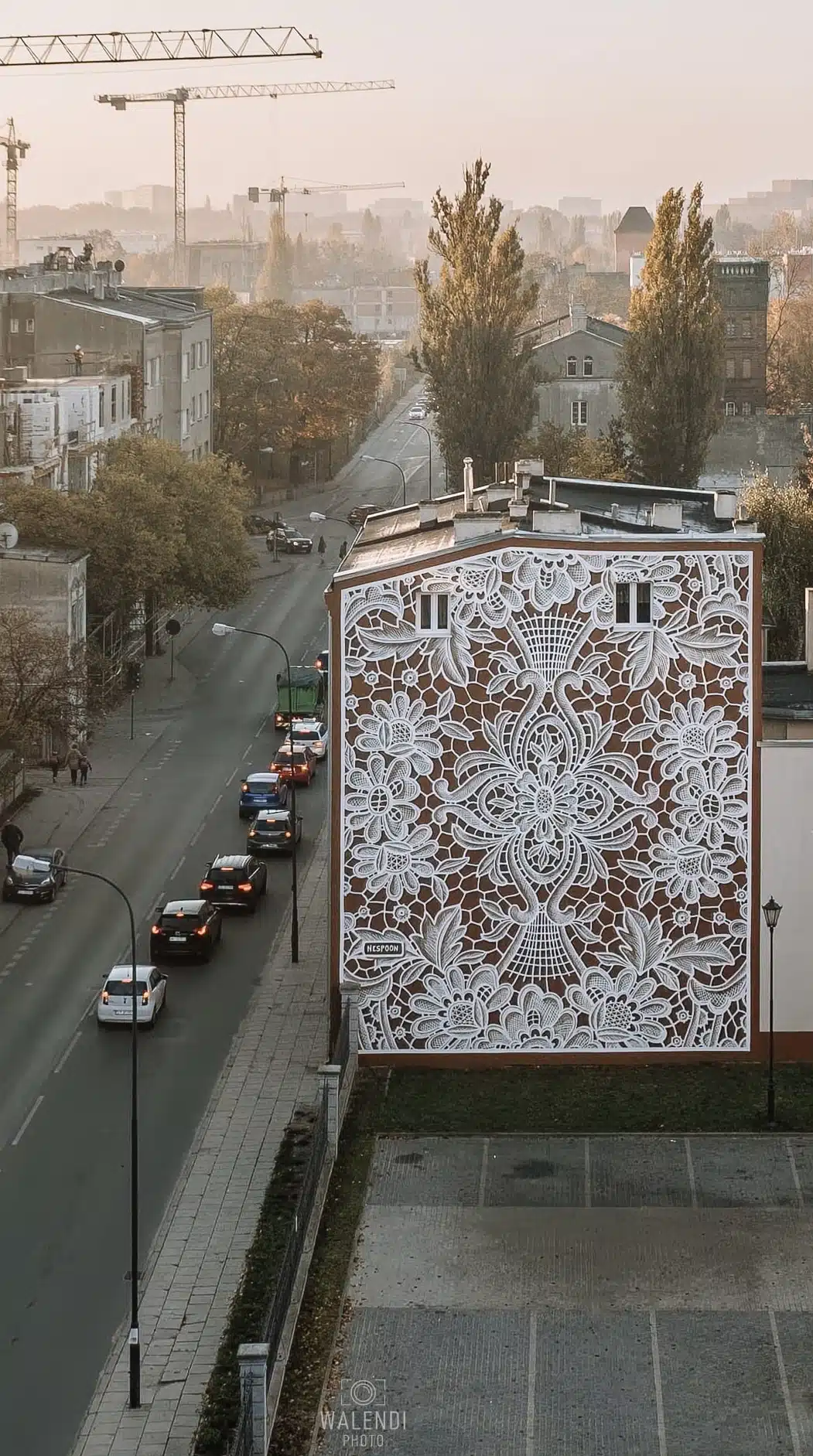 Lodz Mural by Nespoon