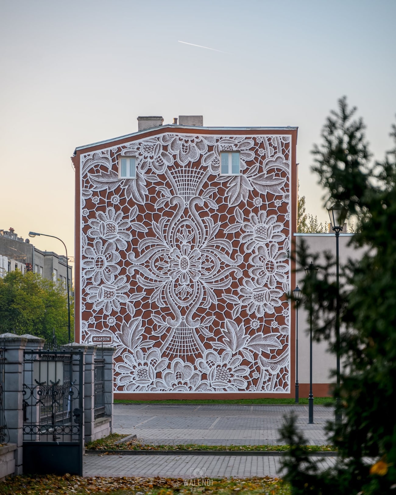 Lodz Mural by Nespoon