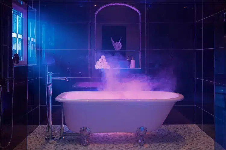 Bath of Prince "Purple Rain" House on Airbnb