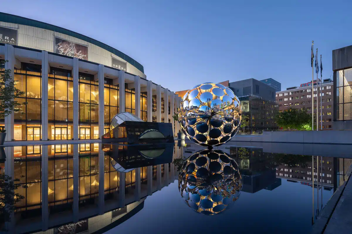 Orb Sculpture in Montreal