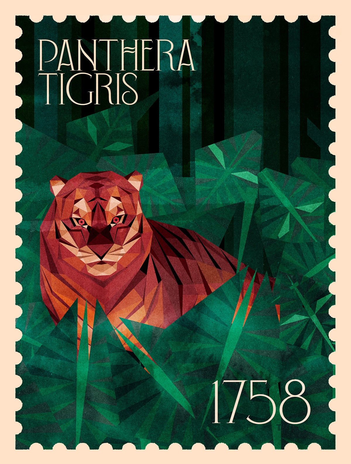 Endangered Species Stamp Collection by Tùng Nâm