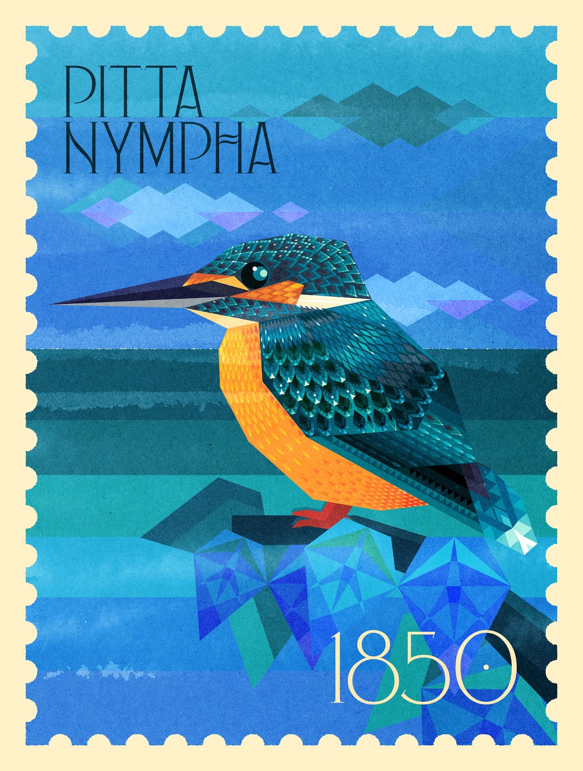 Endangered Species Stamp Collection by Tùng Nâm