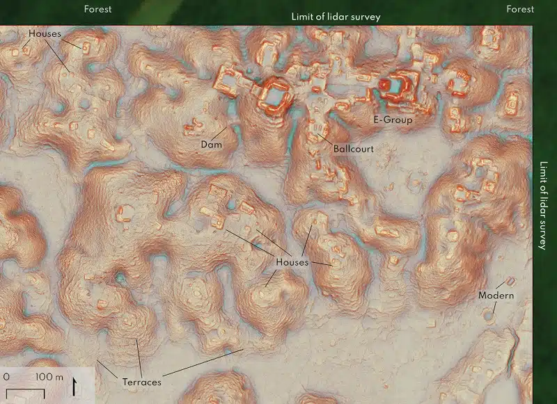 Location of lost Maya city of Valeriana 