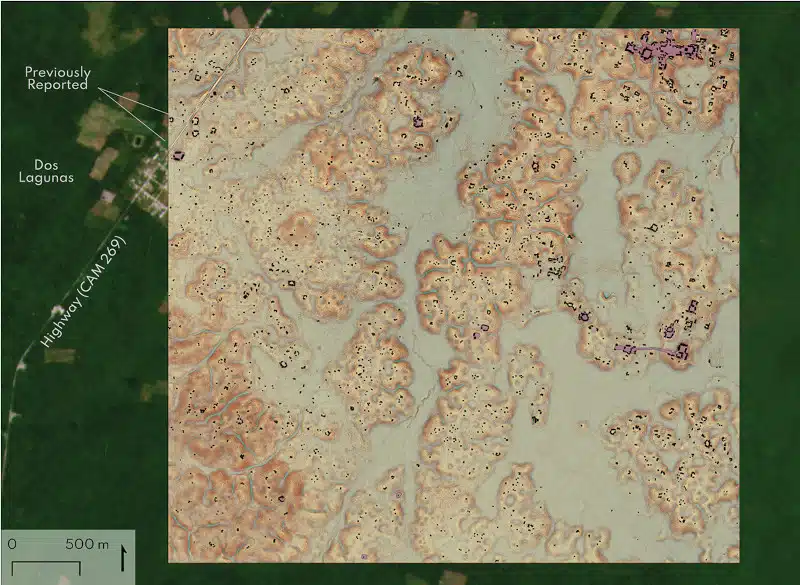 Location of lost Maya city of Valeriana