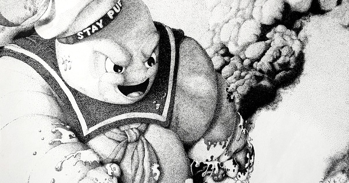 YBZ Shares Story Behind His Detailed Stippled Pen Drawings