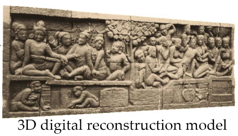 3D Digital Construction from Borobudur