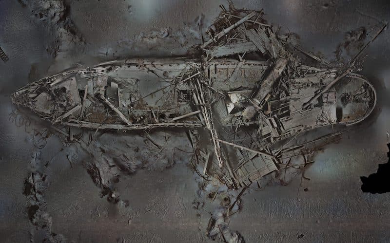 3D Scan of Endurance Shipwreck