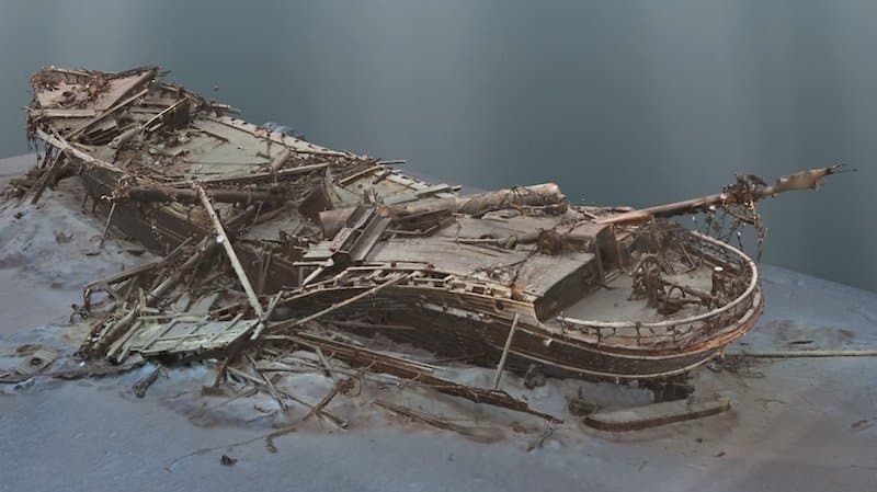 3D Scan of Endurance Shipwreck