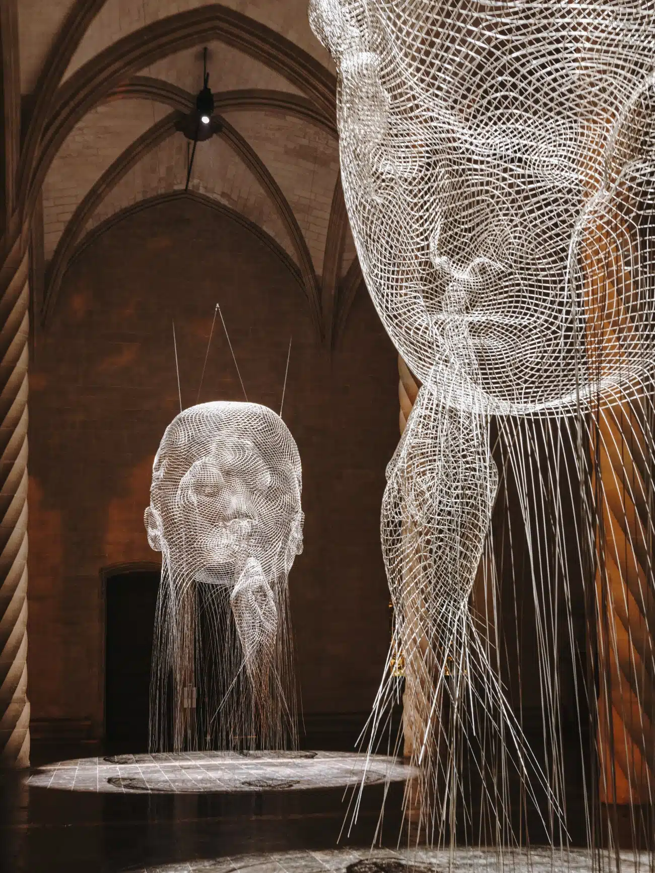 "Mirall" by Jaume Plensa at La Llotja