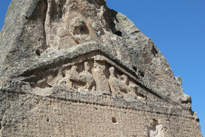 Arslan Kaya monument in Turkey