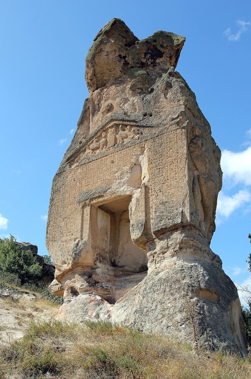 Arslan Kaya monument in Turkey