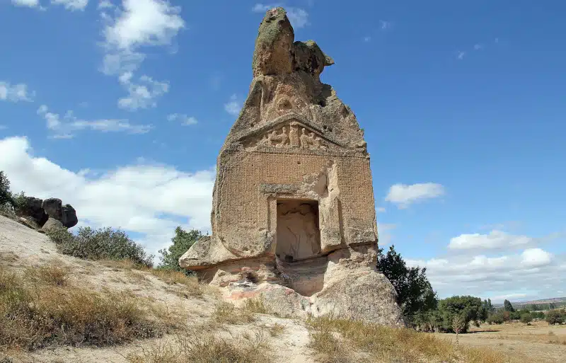 Arslan Kaya monument in Turkey