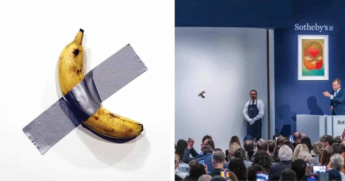 Infamous Duct-Taped Banana Sells For Over $6 Million At Sotheby’s