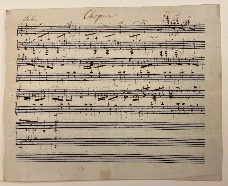 Chopin Waltz Discovery at the Morgan Library & Museum