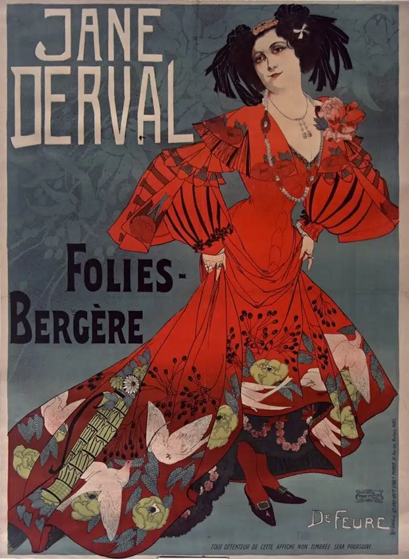 Georges de Feure lithographic poster