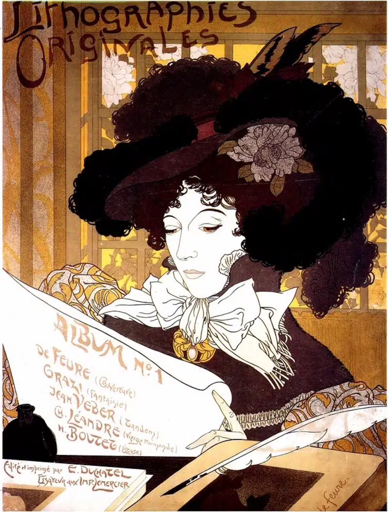 Georges de Feure lithographic poster