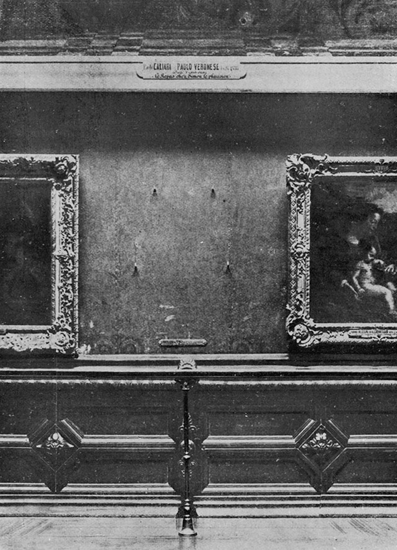 Mona Lisa Theft in 1911 from the Louvre