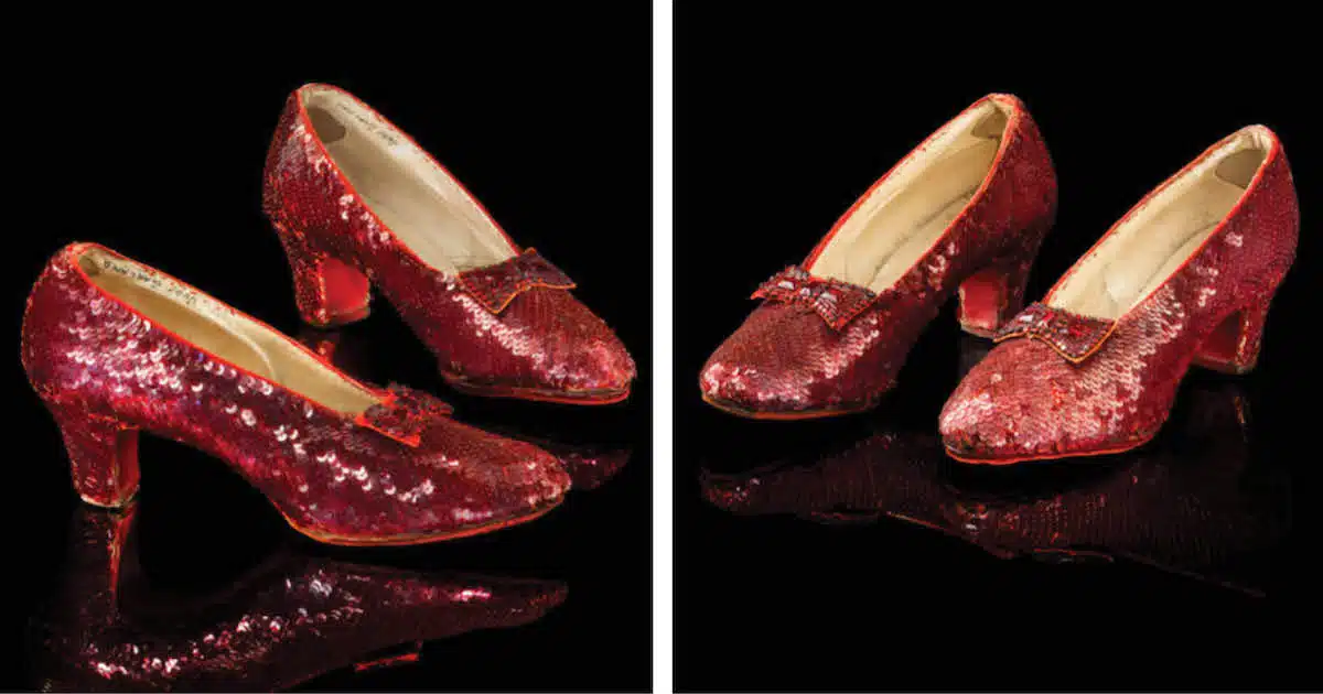 Judy Garland’s Iconic Ruby Slippers From ‘The Wizard of Oz’ Are up for Auction, 20 Years After Being Stolen