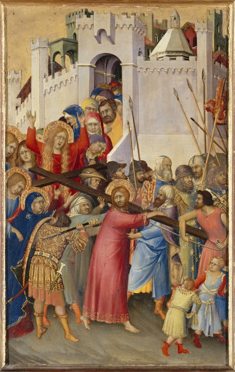 Christ Carrying the Cross by Simone Martini