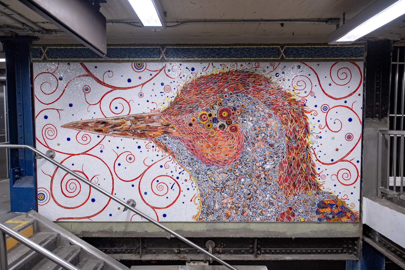 Wild Things by Fred Tomaselli, MTA Arts & Design