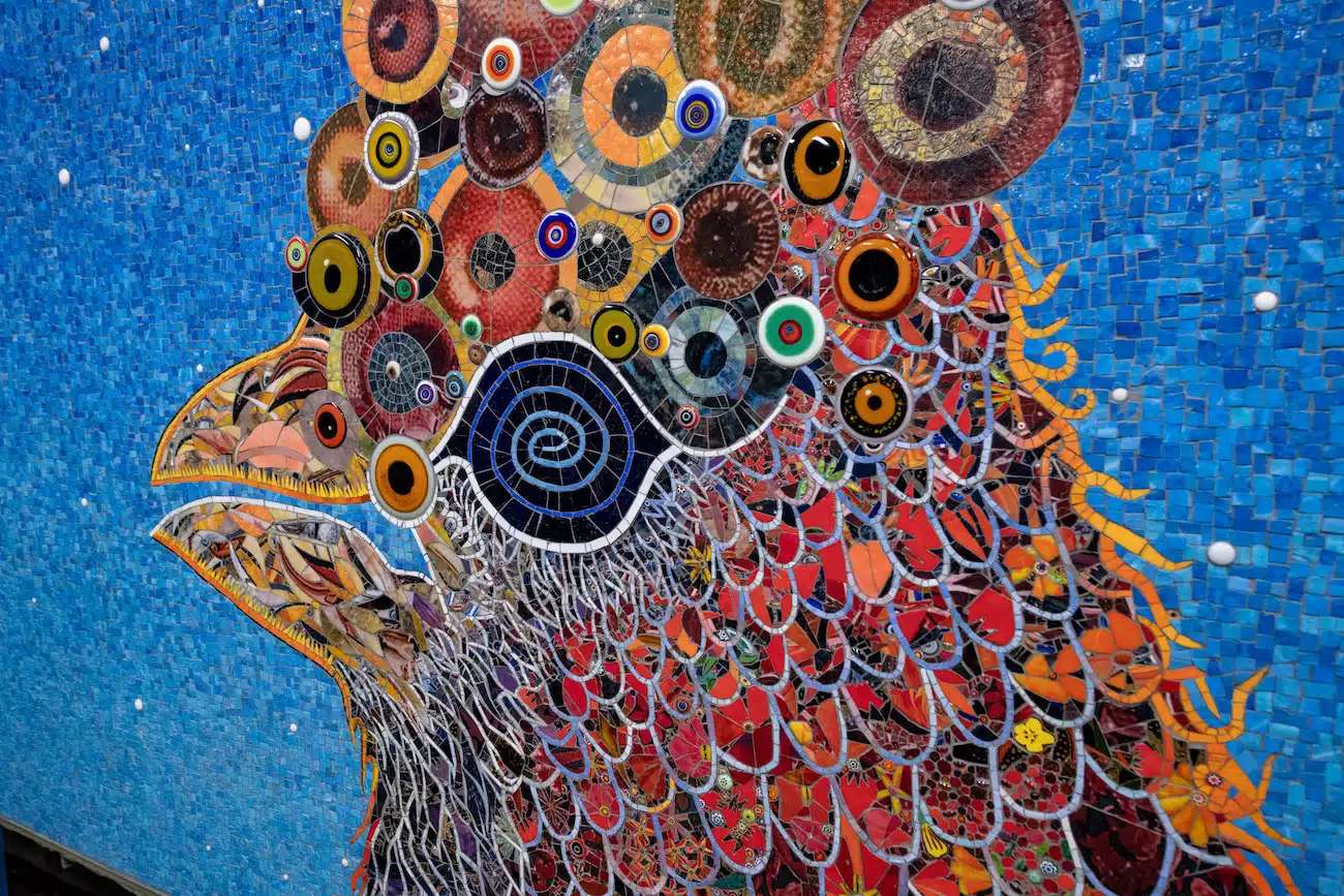 Wild Things by Fred Tomaselli, MTA Arts & Design