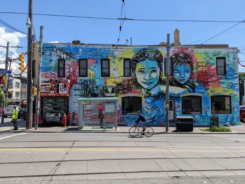 Alice Pasquini Mural in Toronto