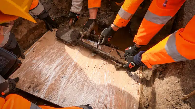 Wessex Archaeology Discover Bronze Age Wooden Spade